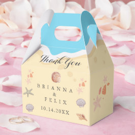 Minimal Blue Ocean Summer Wedding Presentaskar