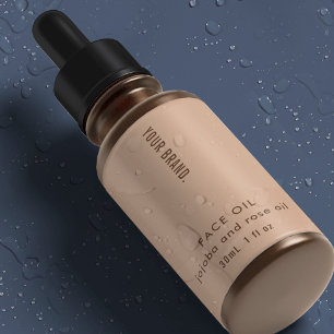 Minimal Boho 1oz 30ml Kosmetisk flaska Vattentät Klistermärke
