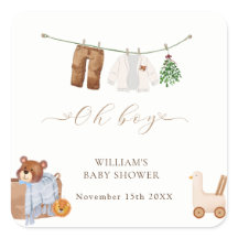 Minimal Boho Boy Clothes Baby Shower
