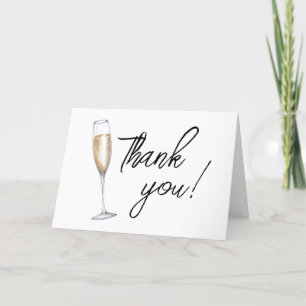 Minimal Boho Champagne Brunch BubLY Baby Shower Tack Kort