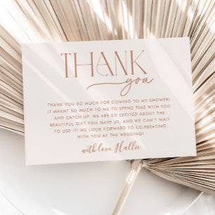 Minimal Boho-Möhippa (Boho-Neutralt) Tack för ditt