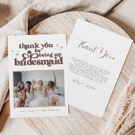 Minimal Boho Neutral Bröllopsfest Tacksamt Kort