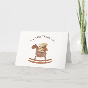Minimal Boho New Chapter Storybook Baby Shower Tack Kort