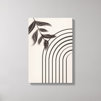 Minimal Boho Regnbåge Canvas