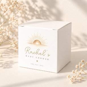 Minimal Boho Sol Neutral Barnkalasfest Presentaskar