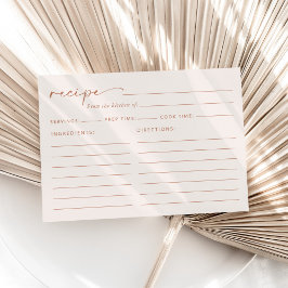 Minimal Boho, Terracotta, Möhippa Recipe