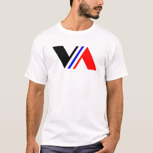 Minimal bokstav VA Classic T Shirt