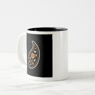 Minimal Boteh Paisley Två-Tonad Mugg