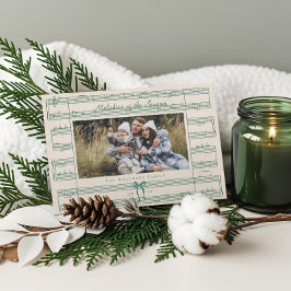 Minimal Bow Fa La Lakan Music Photo jul Julkort