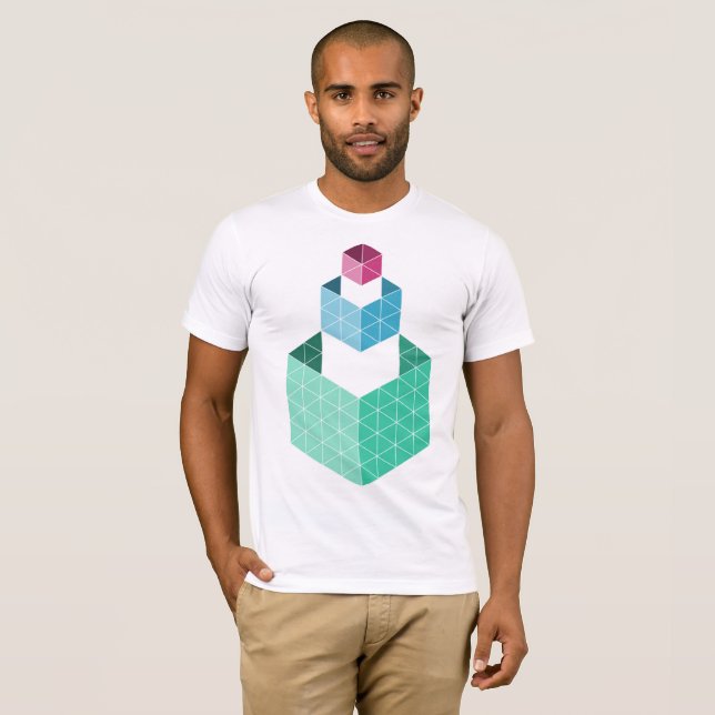 Minimal Boxes Tee Shirt (Hel framsida)
