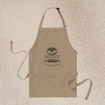 Minimal Branded Apron för bakerier Förkläde<br><div class="desc">Minimal svart plattor med företagsmärkning. Perfekt för bagerier,  konditoriägare eller personal. Anpassa genom att använda din egen logotyp och ditt företag namn,  eller använda den logotyp som jag har lämnat.</div>