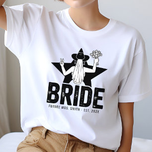 Minimal Brud Blommig T Shirt