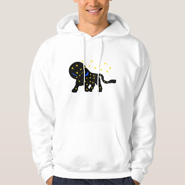 Minimal Bull Zodiac-märke – Lugn jordteckenpresent Hoodie (Framsida)