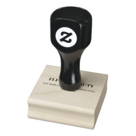 Minimal Business Address Stamp with Company Name Stämpel