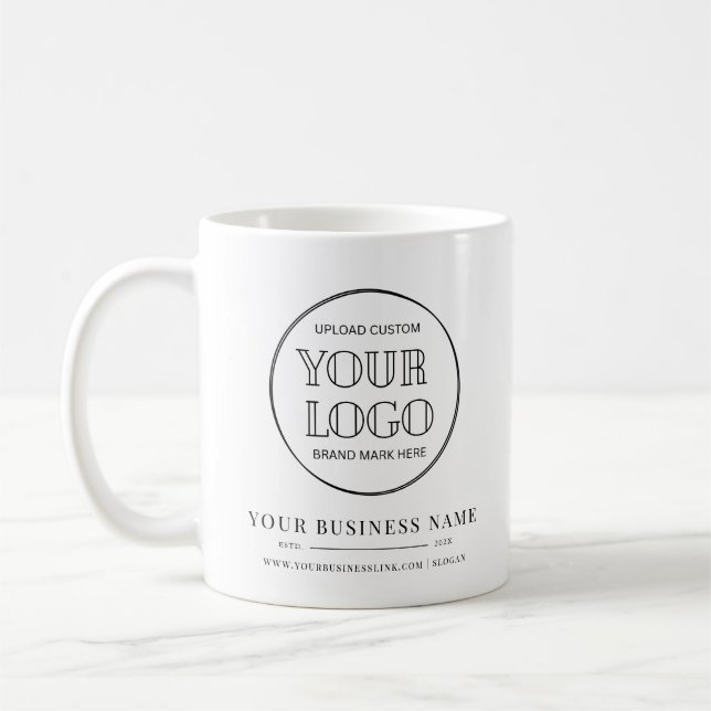 Minimal Business Company  Logo Name Year Kaffemugg (Vänster)