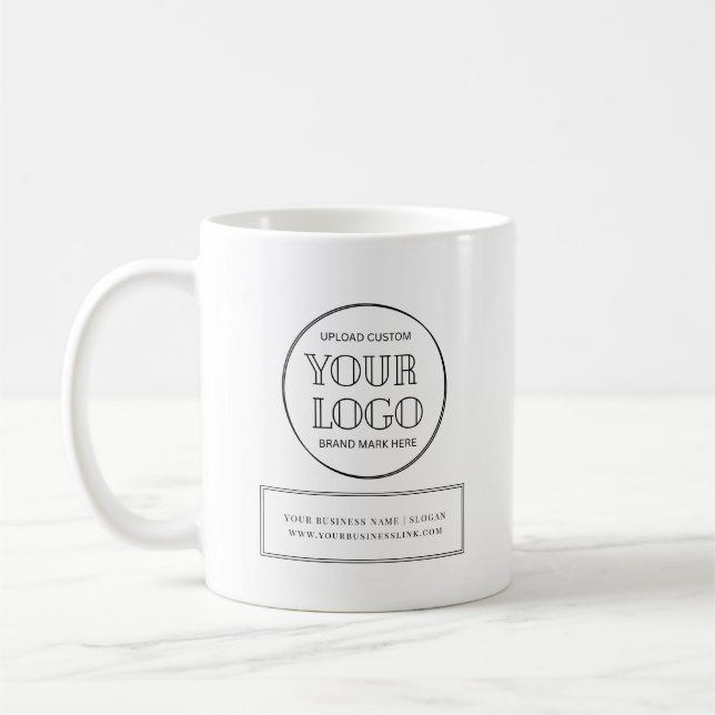 Minimal Business Company  Logotypnamn Kaffemugg (Vänster)