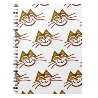 Minimal cat design anteckningsbok