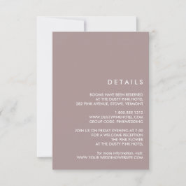 Minimal Chic Dammplom |  Bröllsgäst Detaljer Inbjudningar