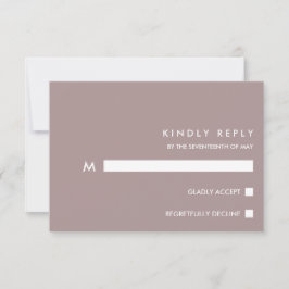 Minimal Chic-dammplommon | Typografi-Bröllop OSA