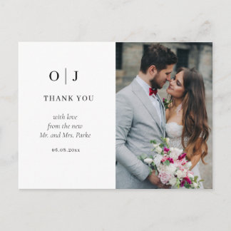 Minimal Chic | Mjukt vykort för foto-Tack