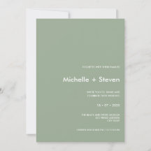 Minimal Chic Sage | Typografi Bröllop