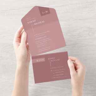 MINIMAL CHIC SCANDI DUSKY RO ROSA BRÖLLOP