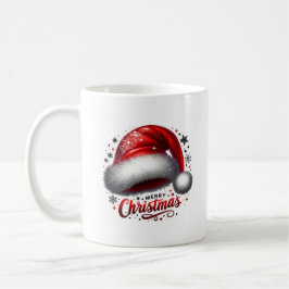 Minimal Christmas Mug | Line Art Tree | KaliraArts Kaffemugg
