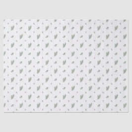 Minimal Christmas Pattern, Pine, Berries