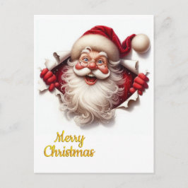 Minimal Christmas Postcard | Line Art | KalirARTS Vykort