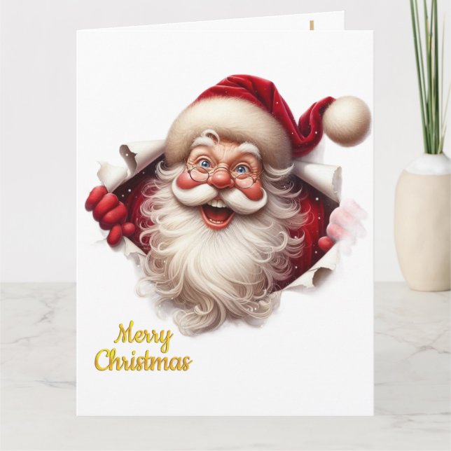 Minimal Christmas Postcard | Line Art Tree | Kalir Kort (Framsida)