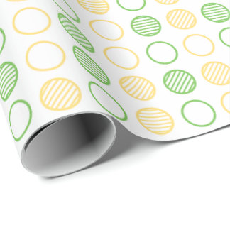 Minimal cirkelrutnät mönster presentpapper