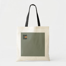 Minimal Color Block Tote Bag – Blah Blah Blah Tygkasse