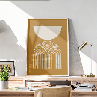 Minimal contemporary del III Poster