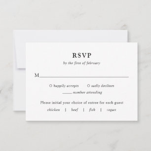 Minimal Contemporary, fetstilt monogram Modern Brö OSA Kort