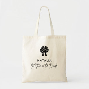 Minimal Coquette Bow Script Mor till Bruden Tygkasse
