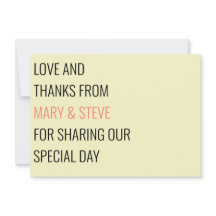 Minimal Cream Simple Big och Bold Bröllop