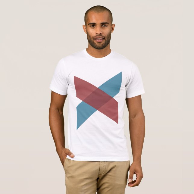 Minimal Crossing T-shirt (Hel framsida)