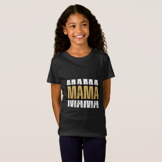 Minimal Cute bear-mom Typography Art T Shirt