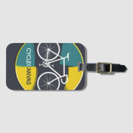 Minimal cykelillustration – bagagebricka