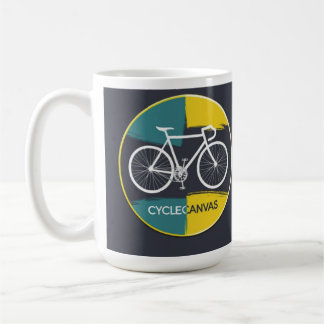 Minimal cykelillustration –  kaffemugg