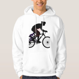 Minimal cykelkonst – hoodie