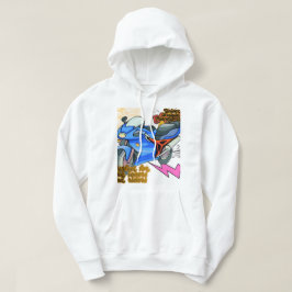 Minimal cykelkonstgrafik – Modern motorcykel Hoodie