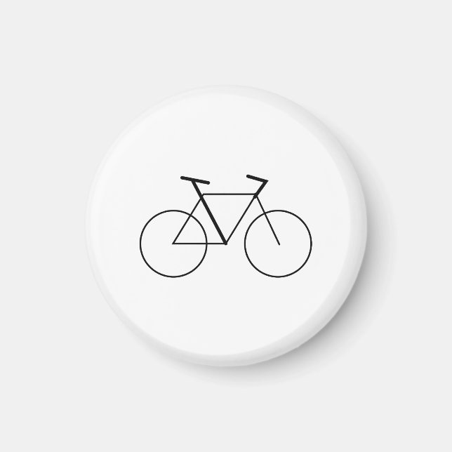 Minimal cykelmärkesmagnet för cykelälskare magnet (Framsidan)