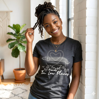 Minimal Dachshund Linjearbeten Roligt Citat om Hun T Shirt