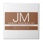 Minimal design för modern Professionell | Brun och Kakelplatta<br><div class="desc">Modern utformning med fullt anpassade. En underbar mall för en rad olika yrken eller organisationer,  redigera som du vill!</div>