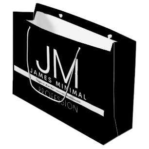 Minimal design för modern Professionell Svartvit