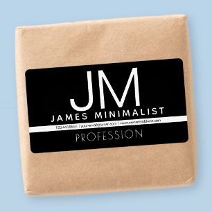 Minimal design för modern Professionell Svartvit Fraktsedel