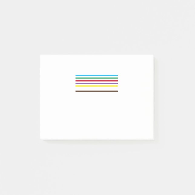 Minimal design för Stjärnkrig Lightsaber Post-it Block (Framsida)