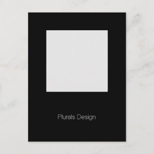 Minimal design Foto Ram-vykort Vykort