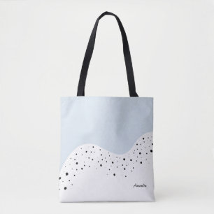 Minimal design med punkter tygkasse